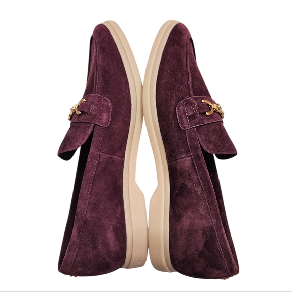 Sam Edelman Kyana Loafer Suede Plum Maroon Women's 7.5 - Picture 5 of 11
